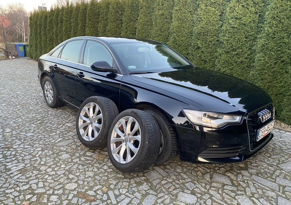 Audi A6 cena 61900 przebieg: 246000, rok produkcji 2014 z Wrocław małe 667